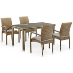 Комплект мебели Колома (T256B-Y379B-W65 Light Brown)