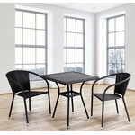 Комплект мебели Юлия (T282BNS-Y137C-W53 Brown 2Pcs) стол, 2 кресла
