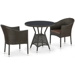 Комплект мебели Бергамо T707ANS-Y350-W53 Brown 2Pcs