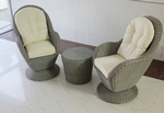 Комплект мебели из иск.ротанга КМ-0207 (2 кресла, столик)