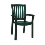 Пластиковое кресло Анкона (зеленое)