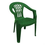 Пластиковое кресло Сильви (зеленое)