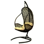 Плетеное подвесное кресло Flyhang (коричневое)