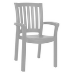 Пластиковое кресло Анкона (белое)