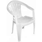 Пластиковое кресло Самба (белое)