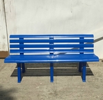 Полимерная скамья (150 см, синяя)