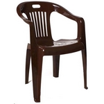 Кресло пластиковое N5 Комфорт-1, цвет: шоколадный