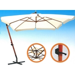 Садовый зонт для дачи квадратный с боковым кантом Garden Way SLHU010