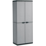 Шкаф из пластика Jolly Utility Cabinet, цвет темно-серый