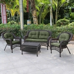 Комплект мебели из искусственного ротанга LV520BG (зелен.подушки)