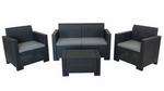 Комплект мебели из искусственного ротанга Set Nebraska (2 кресла, столик, диван 2-х местн.)