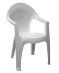 Пластиковое кресло Барселона (белое)