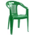 Кресло пластиковое N5 Комфорт-1, цвет: зеленый