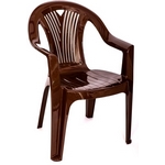Кресло пластиковое N8 Салют, цвет: шоколадный