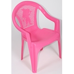 Кресло пластиковое детское 15972-160-0055, цвет: розовый